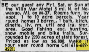 Trailside Motel (Villa Mar Motel) - Jun 27 1971 Ad (newer photo)